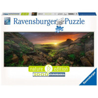 Puzzle 1000el Panorama Słońce nad Islandią 150946 RAVENSBURGER